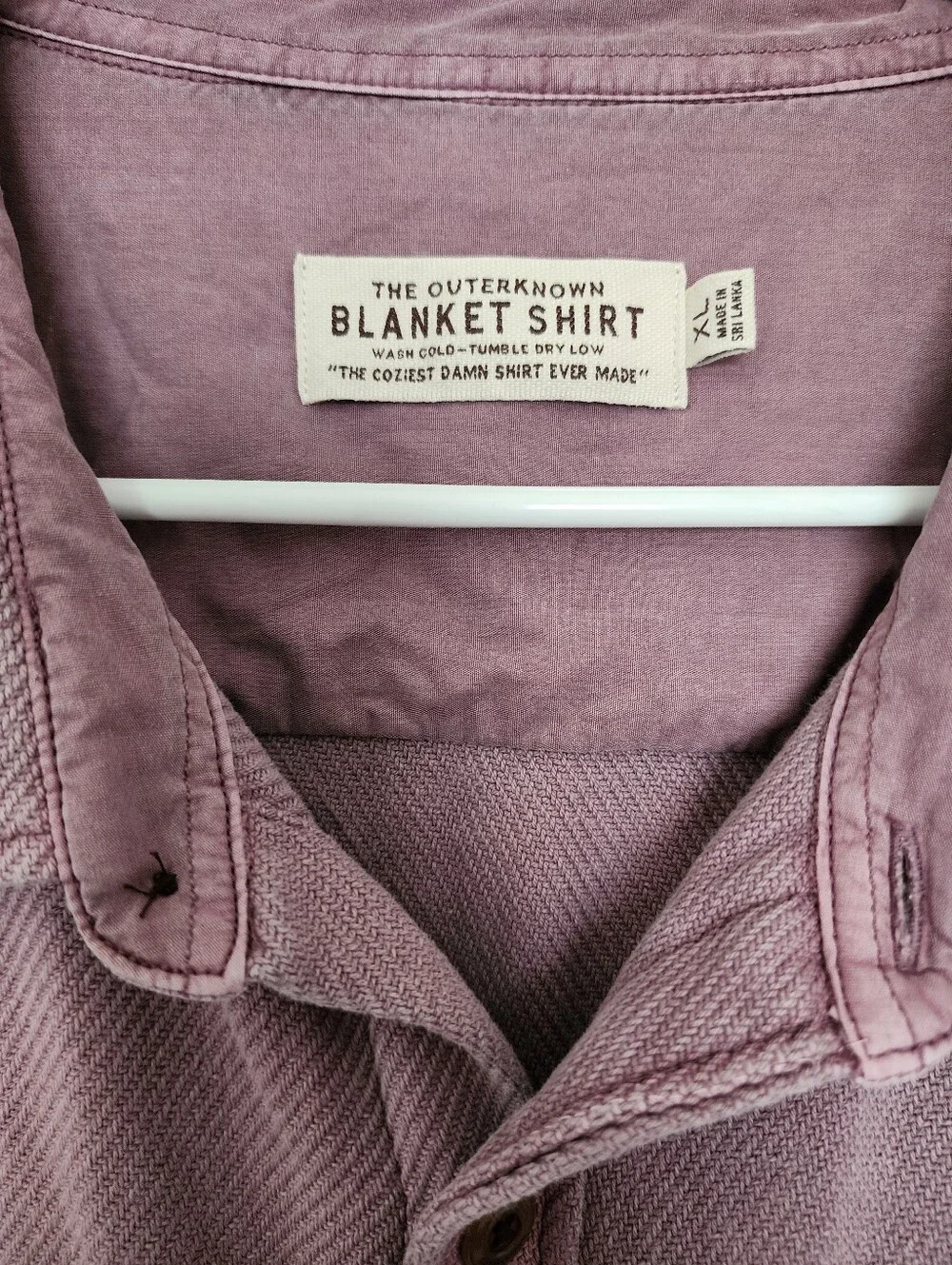 Men's Outerknown Blanket Chroma Lilac Sands Size XL